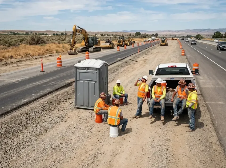 highway-road-construction-crew-007 — frequently asked questions, Porta Potty and Restroom Rentals in Collierville, CA